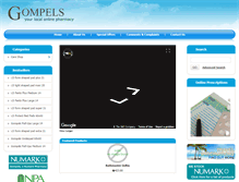 Tablet Screenshot of gompels.com