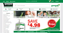 Desktop Screenshot of gompels.co.uk